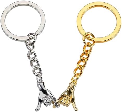 TERRIFI Key Chain,Anniversary Couples Matching Gifts, Perfect Birthday or Christmas Gift