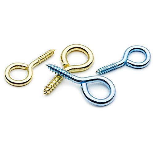 Vis à œil de mouton double couleur en fer zingué pour fixations et bricolage maison