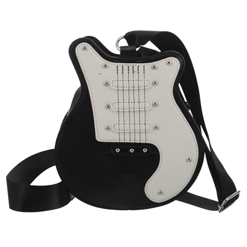 Sac bandoulière femme grande capacité forme guitare électrique unique