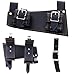 Katana Sword Belt Holder, Adjustable Samurai Sword Frog Holster with Two Buckles, PU Leather Waist Belt for Medieval, Pirate & Anime Cosplay Costumes