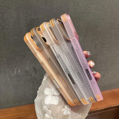 Coque iPhone 15 Pro violette magnétique résolvant la surchauffe