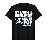 My Favorite Cheerleader Pop Cheer Pop Grandpa T-Shirt