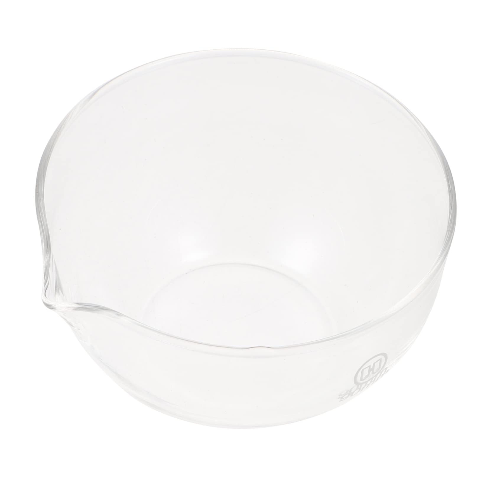 2pcs Evaporating Dish Petri Dishes Evaporating Bowl with Laboratory Dishes Basin for Reaction Clear Container Glass Evaporating Container Evaporating Basins Round Evaporating Bowls OSOLADY