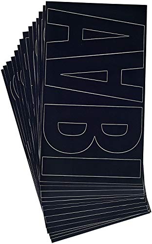 Lettres en vinyle Westcott pour personnaliser votre boîte aux lettres