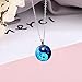 Yin Yang Pendant Necklace Chinese Philosophy Taoist Symbol Talisman Taichi Yoga Stainless Steel Charm Pendant Necklace Necklace for Women Men Girlfriend Boyfriend Valentines Birthday Thanksgiving