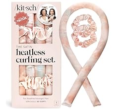 Satin Heatless Curling Set Sunset Tie Dye