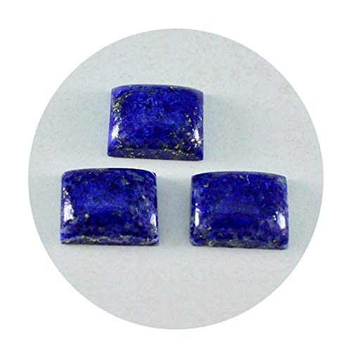 55Carat Genuine Lapis Lazuli 10X14 Mm Cabochon Cut Loose Gemstone Octagon Shape For Astrological Purpose #TOP3