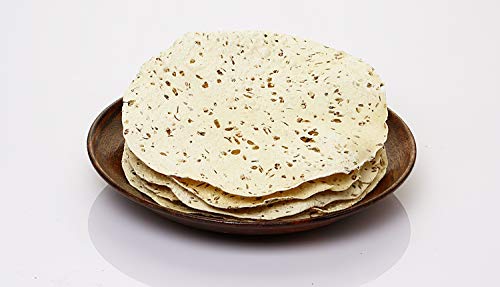 Image of Marwar Urad Sindhi Jeera Papad 400g | Handmade Rajasthani Snack | Low Spicy Cumin | Crispy Indian Snack | Zipper Pack