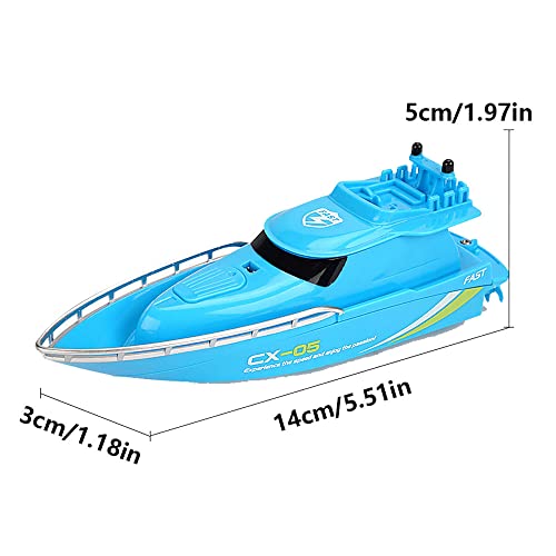 Zaveiop Children's Small Remote Control Ship Liquorized Rc Boats Comprehensive Control Rc Boats 2.4G Sealing Waterproof Rc Speedboat Anti -Drop Hull Usb Charging Rc Airship Best Water Lake Toy #TOP6