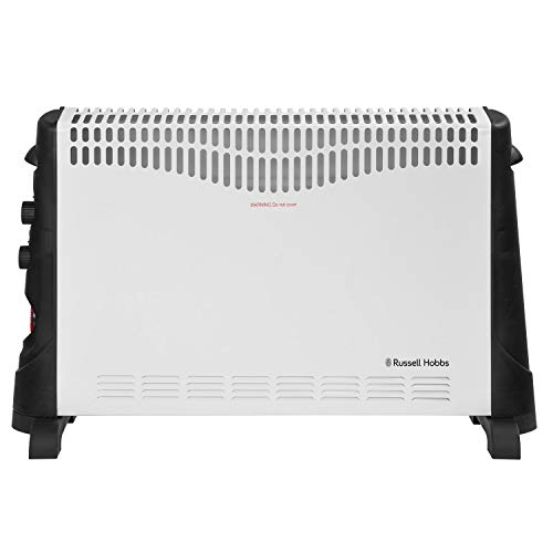 Russell Hobbs RHCVH4002 2KW White Convection Heater with 24 Hour Timer, 3 Heat Settings, Variable...