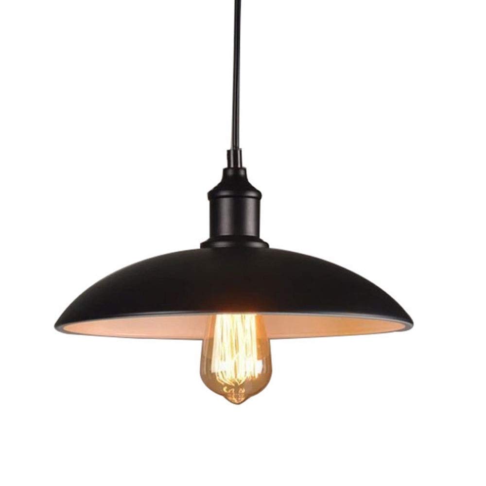 Lámpara industrial de techo para iluminar cocinas oscuras con estilo retro
