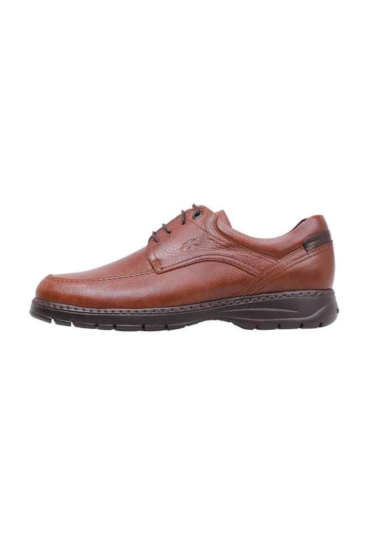 Fluchos | Men's Shoes | 9142 SALVATE Black Graphite-STK- | Premium Cowhide Leather Shoe | Lace-up Closure | EVA Floor, Lebanon, 6.5 UK