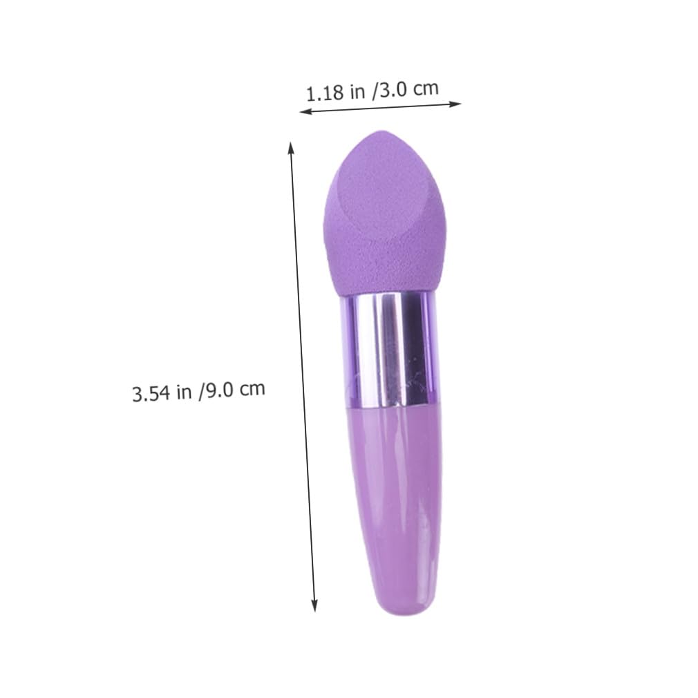 Uonlytech Make Up Puffstifte aus Latex mit Griff Tragbar und Fein 6 Stück Make Up Kosmetikzubehör für Täglichen Gebrauch