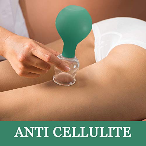 Lunata Cupping glas set met zuigbal, 20-30-40-50-60 mm, massageglas, cupping glazen voor een professionele cupping… - Image 7