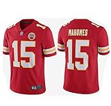 メンズラグビージャージ、チーフスNo. 10 Tyreek Hillラグビージャージー、アメリカンフットボールPatrick Mahomes No. 15ジャージー、刺繍入りトップ-D-S