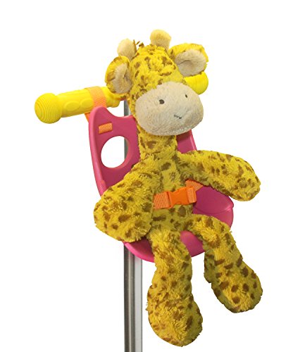 Scootaheadz Owl Scooter Seat &ndash; Fun Baby Doll Accessories - Adorable Kids Micro Scooter Accessories - Teddy Carrier for Toddlers - Also Fits Bikes and Trikes - Bike Doll Seat Pink
