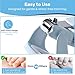 Baby Proof Me Baby Nail Clipper & File with LED Light, Fingernail Cutter with Catcher for Newborn, Infants & Toddlers- Magnifier for Ultra Visibility, Baby Essentials Nail Trimmer (Blue)