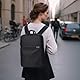GOLF SUPAGS Rucksack Damen Klein Laptop Rucksack Herren für Laptop 13.3 Zoll Reiserucksack Handgepäck Tasche Cityrucksack mit Laptopfach für Büro, Freizeit Arbeit, Schwarz