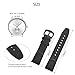 Jeereal Quick Release | Leather Watch Bands | Leather Watch Straps for Men Women- 18mm 20mm 22mm 24mm (22mm, Pure Black)
