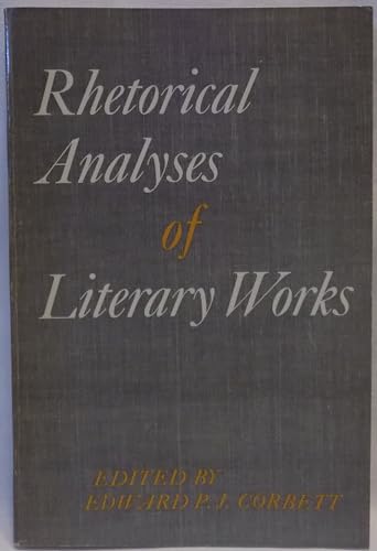 Rhetorical Analyses of Literary Works B000I8E2H6 Book Cover