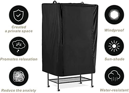 Bird Cage Cover Waterproof Multifunction Sun Protection Parrot Cage Cover Pet Supplies Dust Proof Bird Cage Cover With Zipper Anti UV Durable Breathable Knitted Parrot Guard Protective Washable(47in)