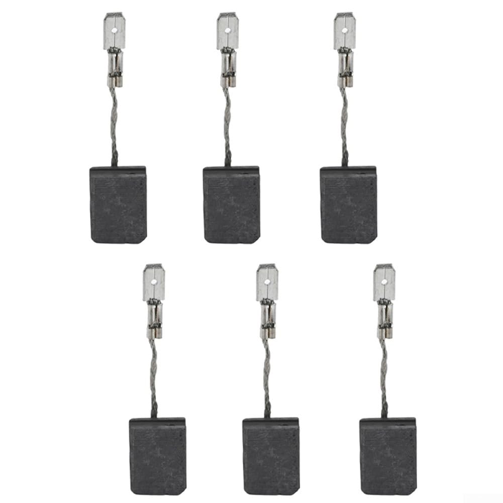 6Pcs Carbon Motor Brush Set for Metabo 316055220 for WEP 15-150 Angle Grinder, Power Tools Replacement Parts Fit for Carbon Brush Motors, Circular Saws, Wood Saws, Electric Drills
