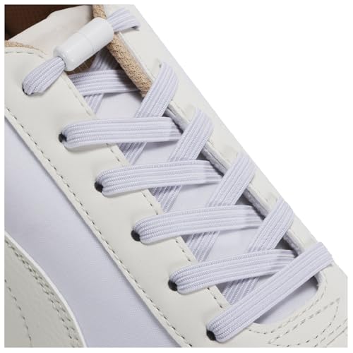 Shecret Cordones Elásticos [2 Pares] - Cordones Planos 7mm Sin Nudos con Cierre Metálico, 120cm - Para Zapatillas, Trabajo y Uso Diario - Hombre/Mujer