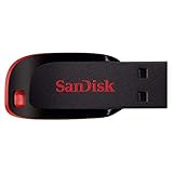 sandisk cruzer blade 128gb Rojo Sandisk Cruzer Blade Unidad Flash USB 32 GB USB Tipo A 2.0 Negro, Rojo - Memoria USB (32 GB, USB Tipo A, 2.0, Deslizar, Negro, Rojo)