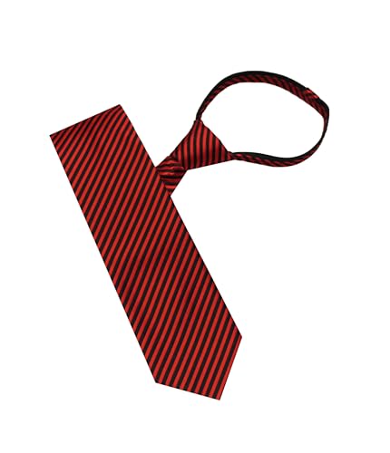 LEONARDI Men’s Formal Zipper tie | Handmade | Microfiber | Standa...