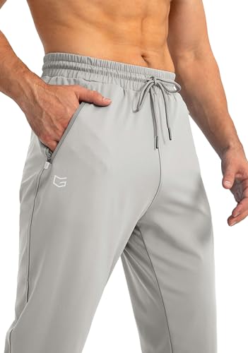 Image of G Gradual Men's Sweatpants with Zipper Pockets Tapered Joggers for Men Athletic Pants for Workout, Jogging, Running