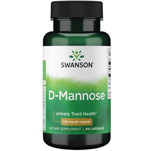 Swanson D-Mannose 700 Milligrams 60 Capsules