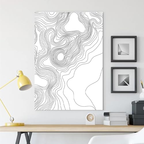 Affiche sur toile 80x120 cm pour habiller un grand mur vide avec cadre inclus