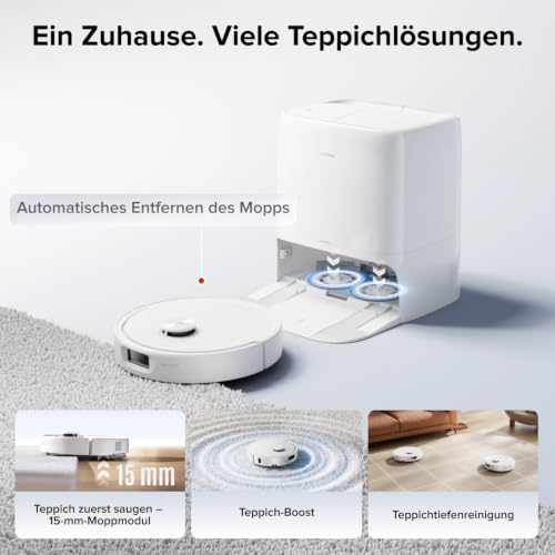 roborock Qrevo 2 Pro Saugroboter mit Wischfunktion, 25.000 Pa Saugkraft – Ansicht 6