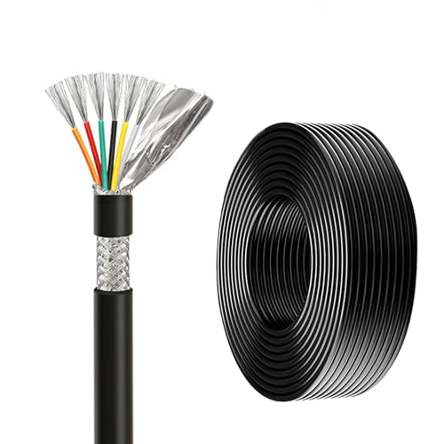 Câble de signal blindé multiconducteur flexible de données 20AWG 7C