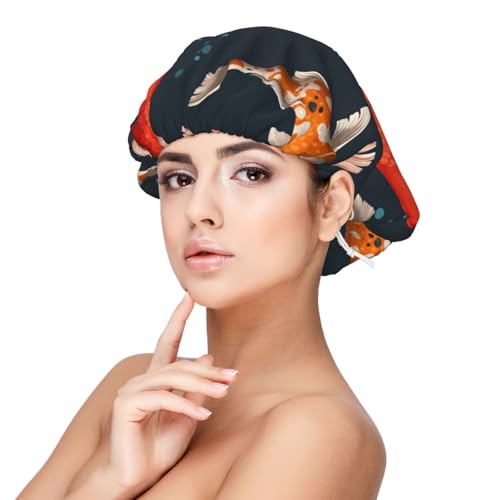 Carpas de lujo,Gorro de dormir de satén ajustable para adultos, de seda, elástico, para dormir, para mujer