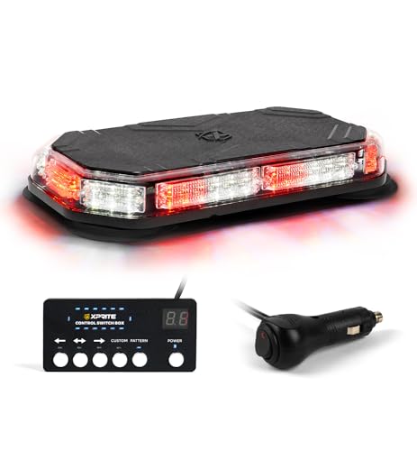 Xprite Rooftop Strobe Light Bar w/Control...
