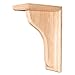 Traditional Wood Bar Bracket Corbel (White Birch)