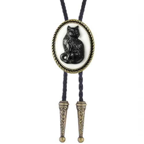 Image of Jeilwiy Bolo Tie for Men, Western Bolero Tie Cowboy Ties Native American Cowgirl Bolo Tie Accessories for Men Women