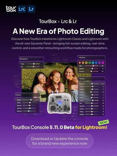 TOUR BOX Elite Plus - iPad Drawing Bluetooth Controller, Video Editing Photo Color Grading Speed Editor, Programmable Creative Console Keyboard for DaVinci Procreate Adobe Softwares and More