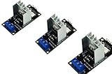 3 pcs Genuine PWM Ac Programmable Light Dimmer 110V - 220V AC Module Controller Compatible 50/60hz 3.3V/5V Logic Compatible with Arduino, STM, ARM, Raspberry