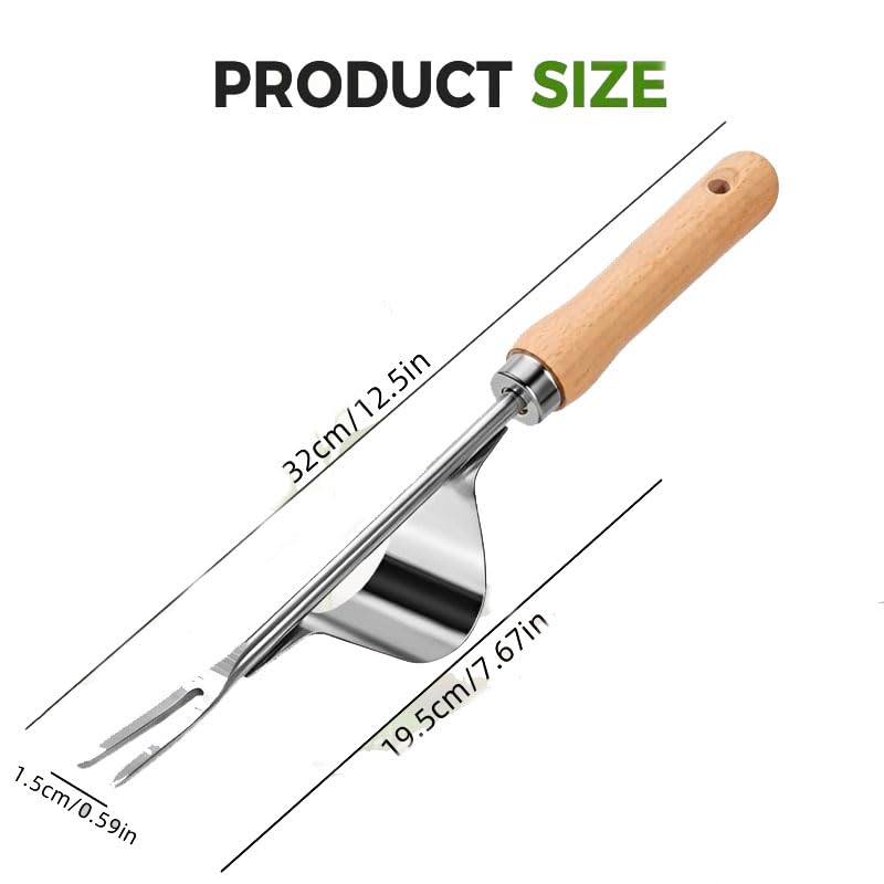 Diserbante, sarchiatore Manuale, da Giardino, di tarassaco, Attrezzi for diserbo, scavo(2pcs)