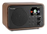 radio wifi internet soundmaster ir3000 dab 📱 GRAN PANTALLA DE REPRODUCCIÓN: Para controlar y supervisar fácilmente la reproducción, la radio por Internet con Bluetooth incorpora una gran pantalla LCD en color de 2,4 pulgadas. Esta pantalla, junto con los botones de selección de la parte frontal de la radio, le permite configurar las distintas funciones.