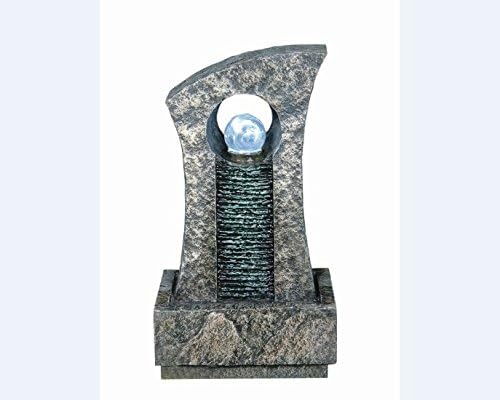 Venetian Sphere Lit Water Feature with Spinning Crystal Ball