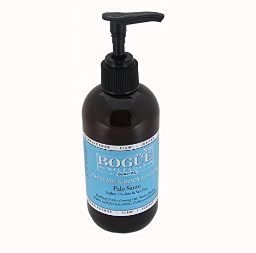 Bogue Goat Milk Hand & Body Lotion-N°20 Palo Santo Blend Soothing & Skin Firming Palo Santo, Healing Kukui With Juniper, Elemi, Cedarwood & Vetiver #TOP1
