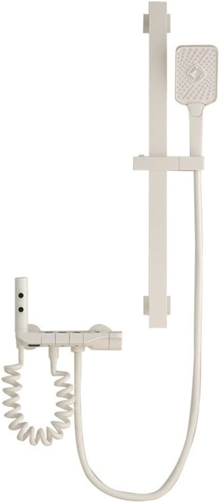 HBJWOV Split Shower Shower Set All Copper Bathroom Bathroom White Bath Without Top Spray