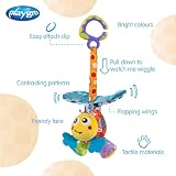 Playgro Groovy Mover Bee przyczepka do wózka, dla dzieci od 0 miesięcy, wielokolorowa, 40204