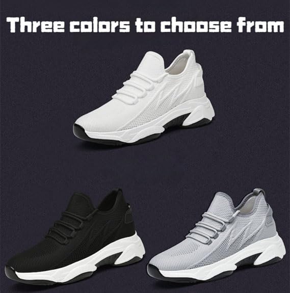 Tallure Sneakers, Tallure Sneakers 4inch Hidden Height Increase Cushioned Sole4