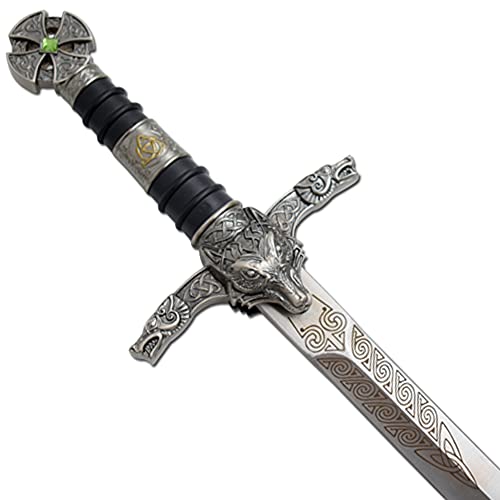 Snake Eye Tactical Medieval Knights Of Templar Historical Design Hunting Knife With Scabbard (Wolf-20203) - Snake Eye Tactical