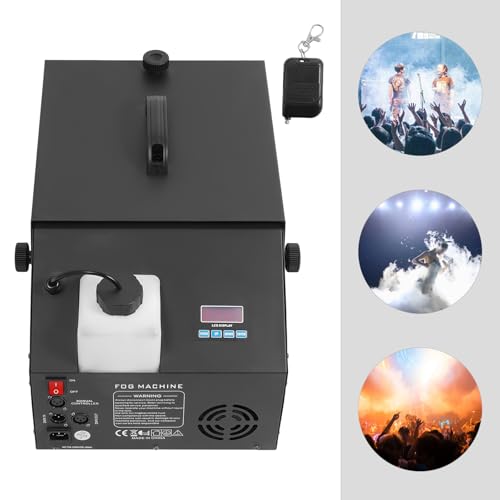 Máquina de humo bajo de 1200 vatios con control inalámbrico miniatura 3