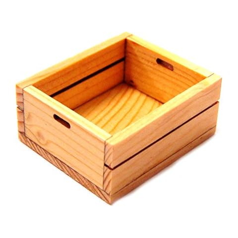 Tumdee Miniatures Wooden Box Crate Dolls House Accessories G Cover